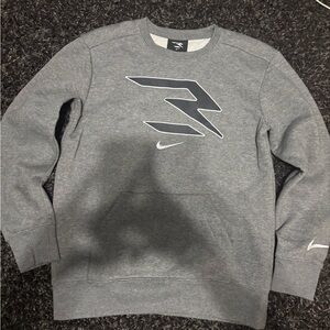 Nike Men's Crewneck Gray Sweater